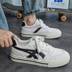 Men Fashion Breathable Canvas Flat Casual Shoes Newgew Shoes