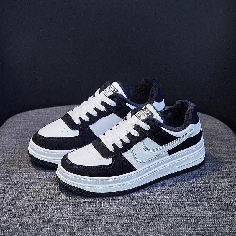 Women's Spring Korean Style Fashionable Flat Bottom Canvas Shoes Newgew