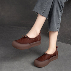 Women Minimalist Soft Leather Flat Casual Shoes Newgew Shoes
