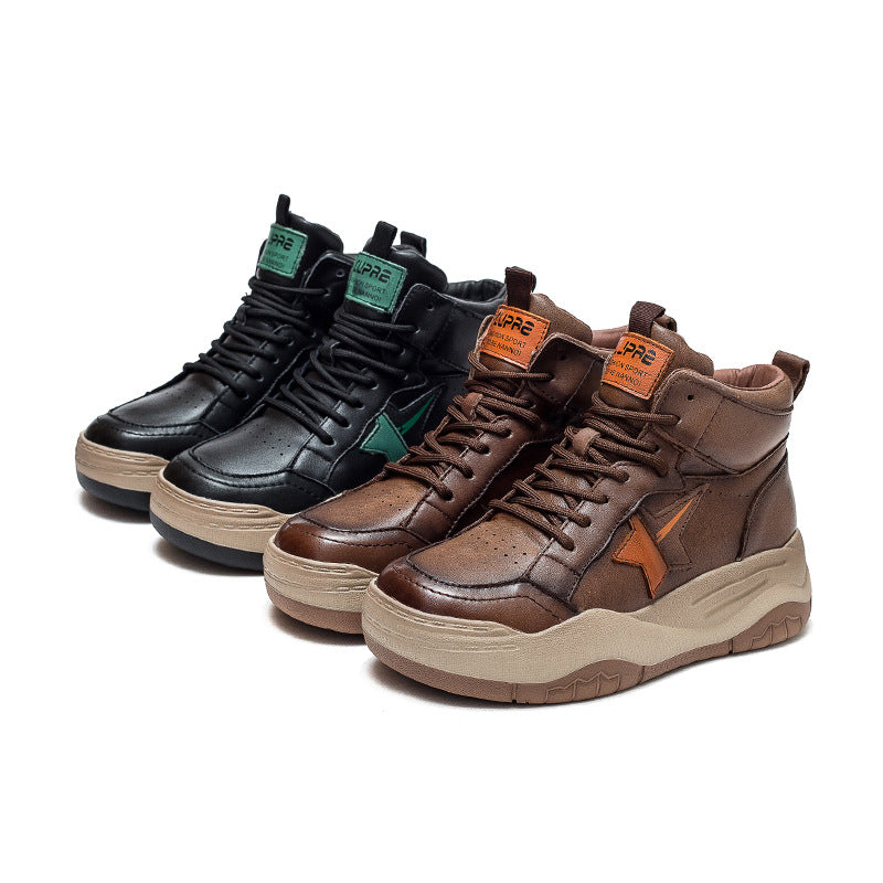 Women Retro Fashion Causal Ankle Boots Newgew Shoes