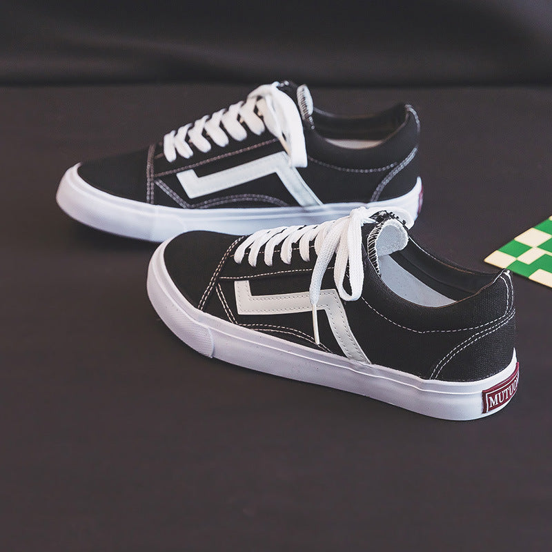 Charming Women's Label Plaid Style Canvas Shoes Newgew