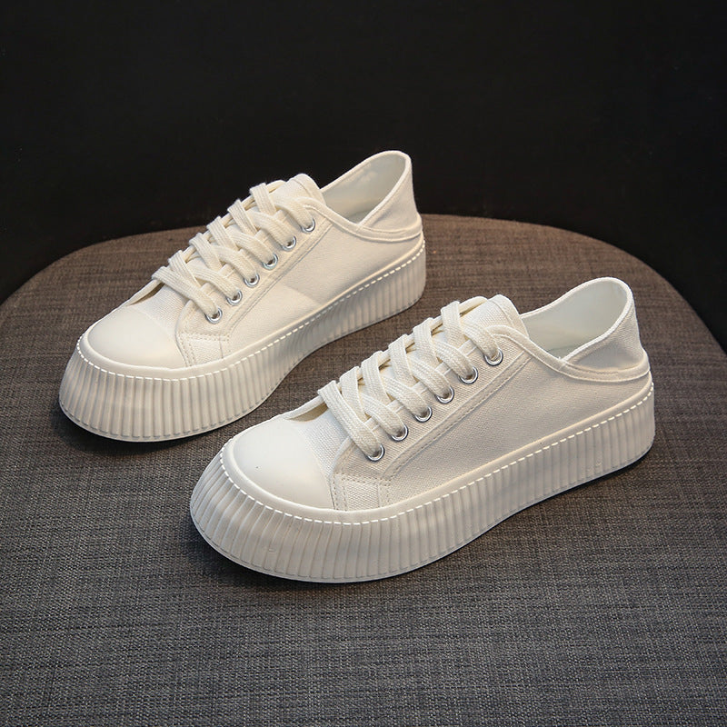 Women's Spring Trendy Easy Wear Cloth Canvas Shoes Newgew