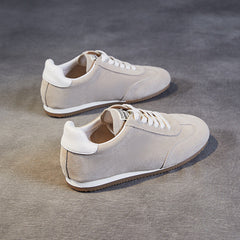 Women Minimalism Suede Retro Training Casual Shoes Newgew Shoes