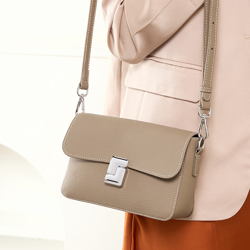Women Fashion Soft Cowhide Cross Body Bag Newgew Shoes