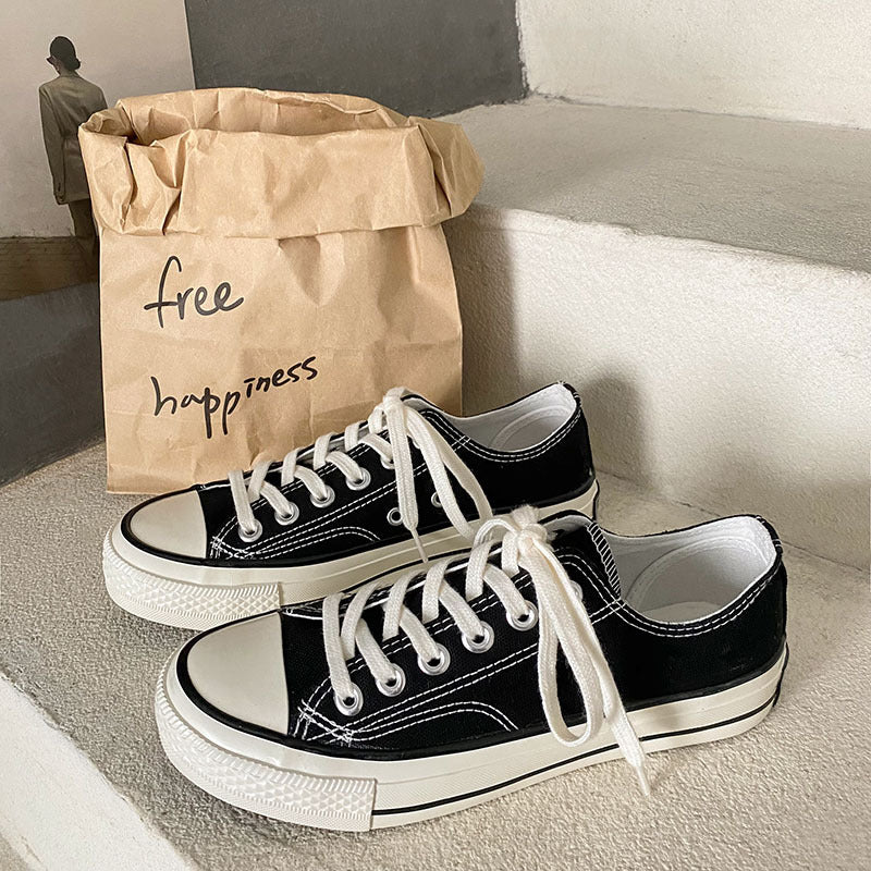 Women's Retro Classic Versatile Couple Board Canvas Shoes Newgew