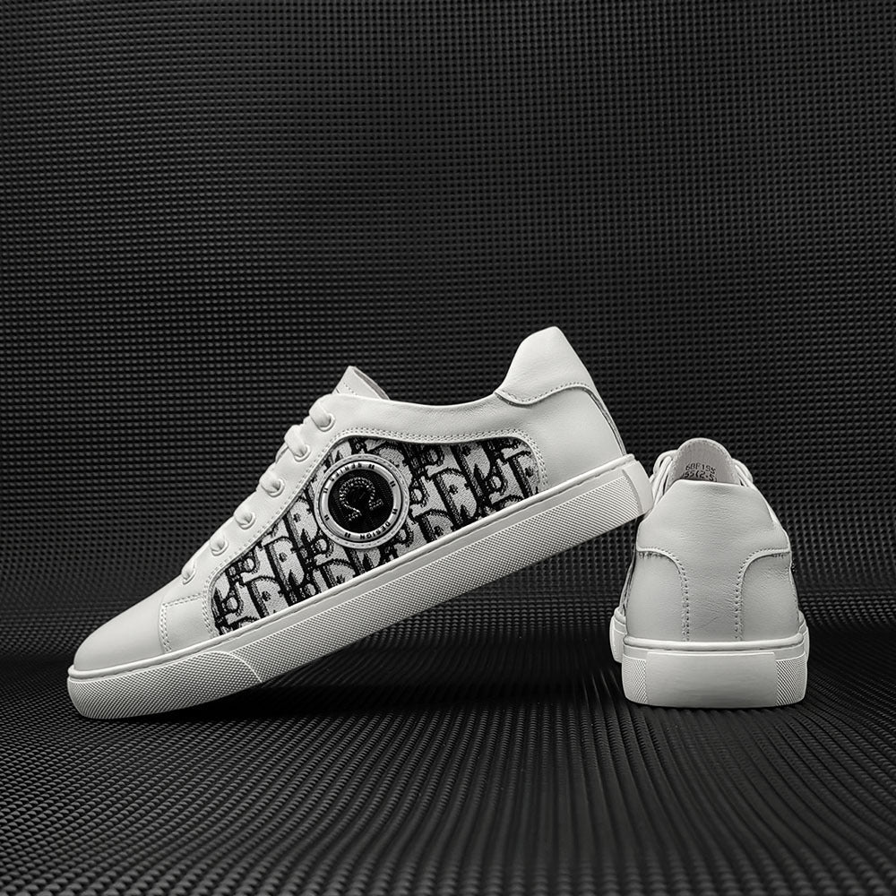 Men Fashion Textile Canvas Flat Casual Shoes Newgew Shoes