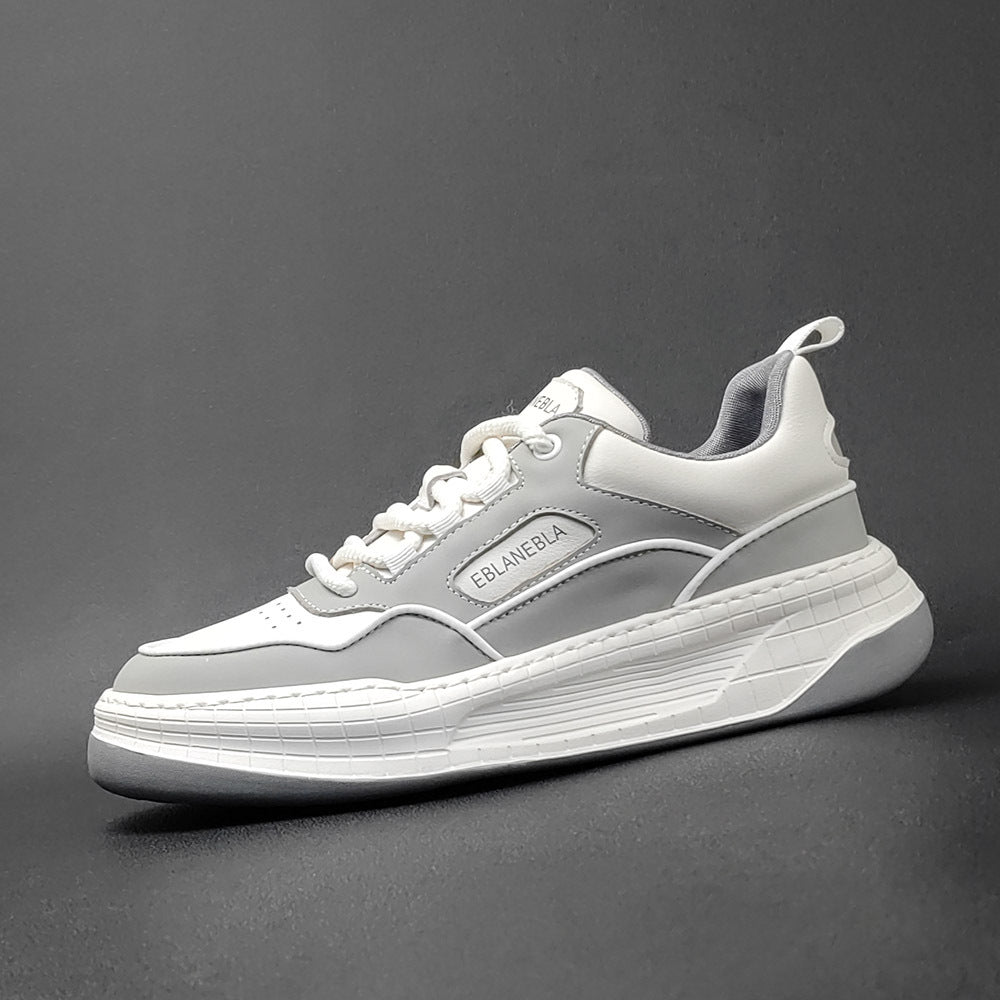 Men Stylish Patchwork Breathable Leather Casual Shoes Newgew Shoes