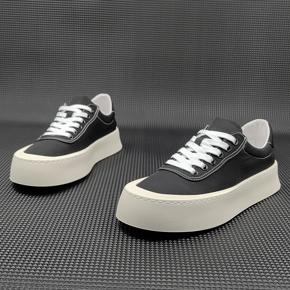 Men Minimalist Breathable Pure Canvas Flat Casual Shoes Newgew Shoes