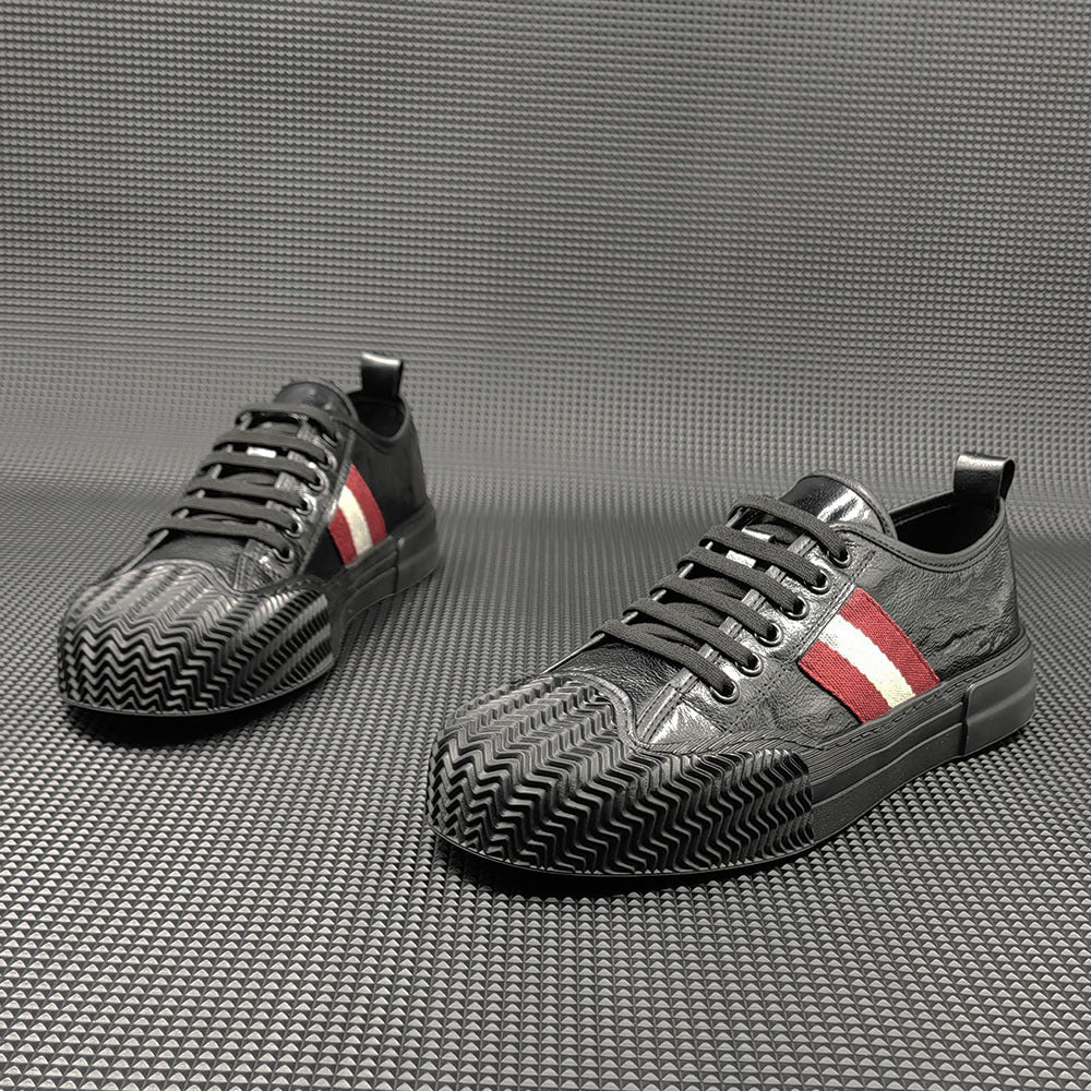 Men Minimalist Leather Flat Casual Shoes Newgew Shoes