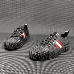 Men Minimalist Leather Flat Casual Shoes Newgew Shoes