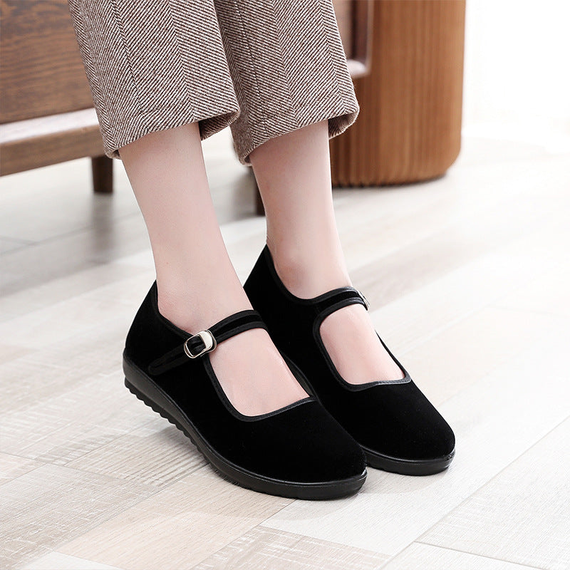 Cloth Female Mother For Han Chinese Clothing Canvas Shoes Newgew