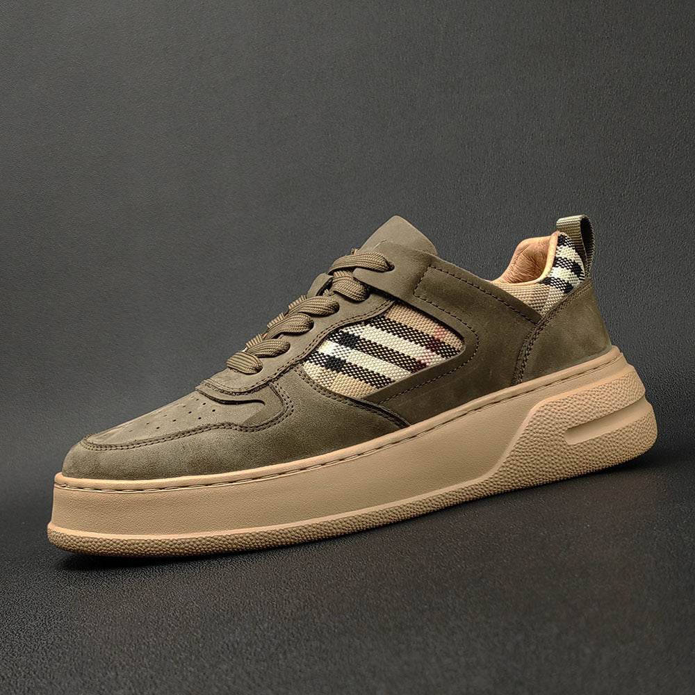 Men Fashion Patchwork Breathable Flat Casual Shoes Newgew Shoes