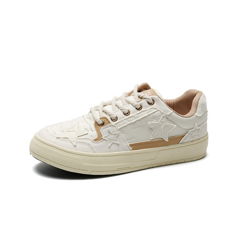 Men Fashion Patchwork Canvas Flat Skate Shoes Newgew Shoes