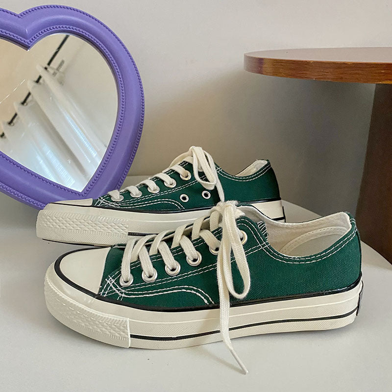 Women's Retro Classic Versatile Couple Board Canvas Shoes Newgew