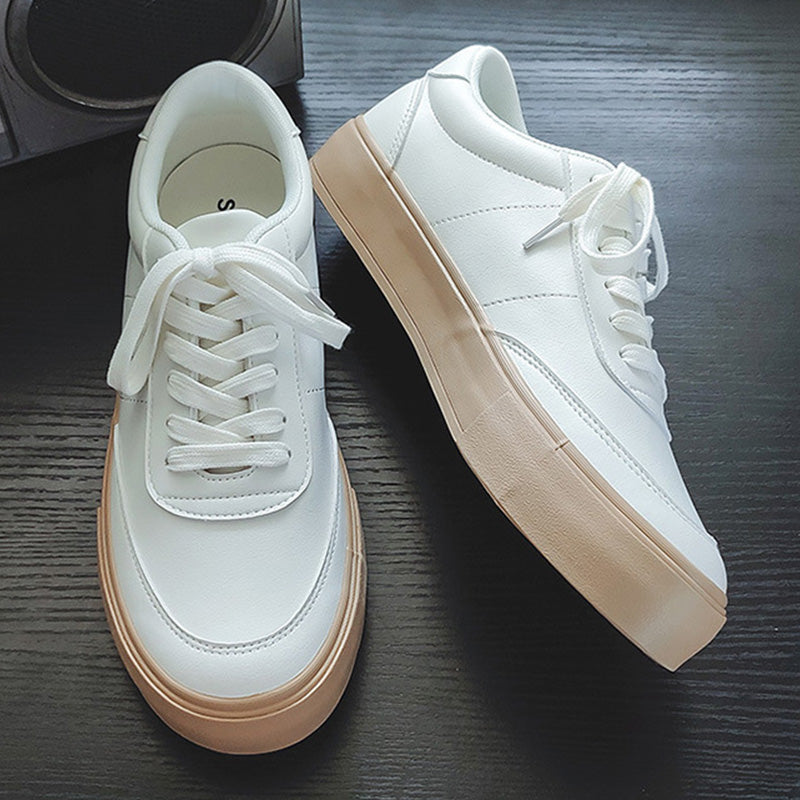 Men Minimalism Fashion Flat Casual Skate Shoes Newgew Shoes