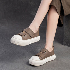 Women Minimalist Soft Leather Flat Casual Shoes Newgew Shoes