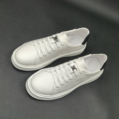 Men Fashion Minimalist Leather Breathable Casual Shoes Newgew Shoes