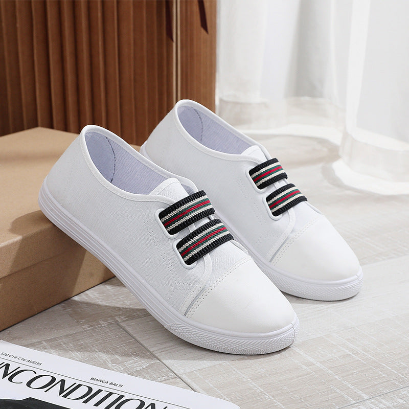 Women's Preppy Style Fashionable Versatile Old Canvas Shoes Newgew