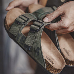 Men Summer Soft Retro Beach Slides Sandals Newgew Shoes