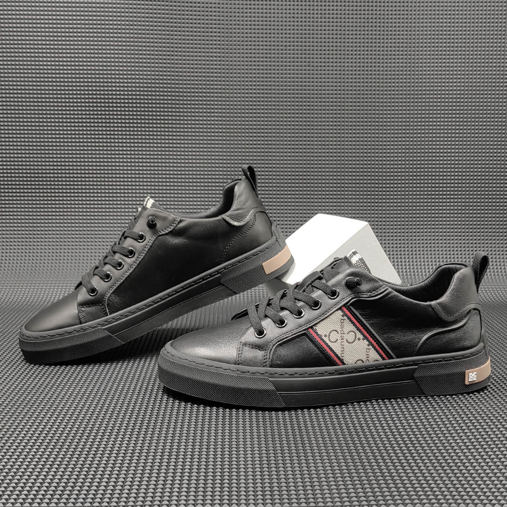 Men Casual Fashion Leather Comfort Flat Shoes Newgew Shoes