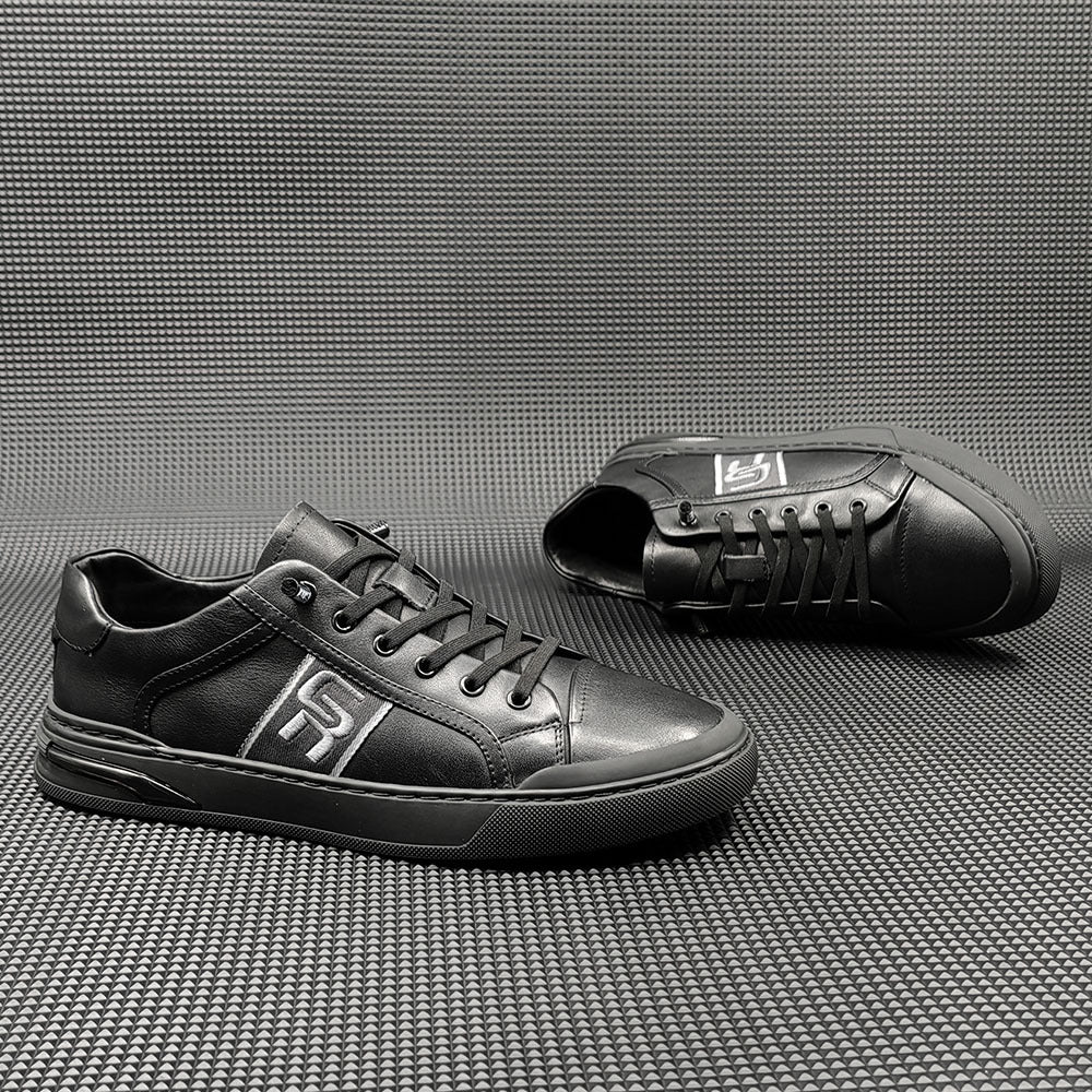 Men Fashion Soft Leather Flat Casual Shoes Newgew Shoes