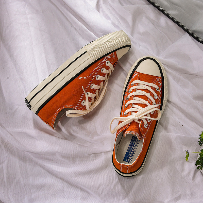 Glamorous Women's Star Platform Hight Increasing Canvas Shoes Newgew