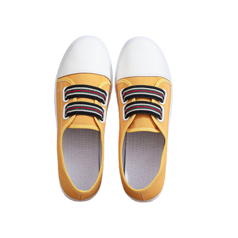 Women's Preppy Style Fashionable Versatile Old Canvas Shoes Newgew