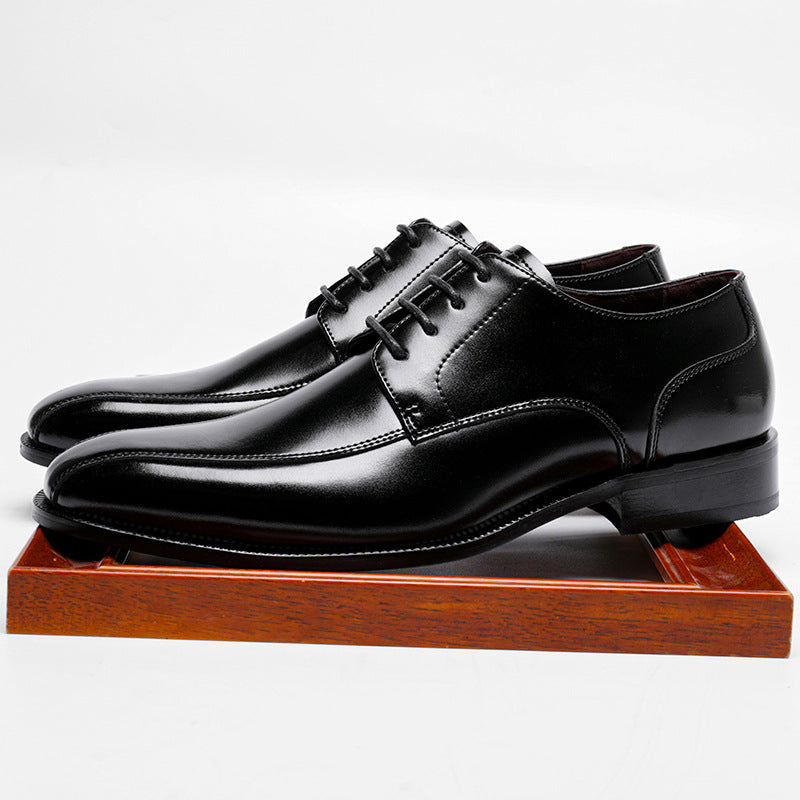 Men CLassic Pointed Toe Cowhide Oxford Shoes Newgew Shoes