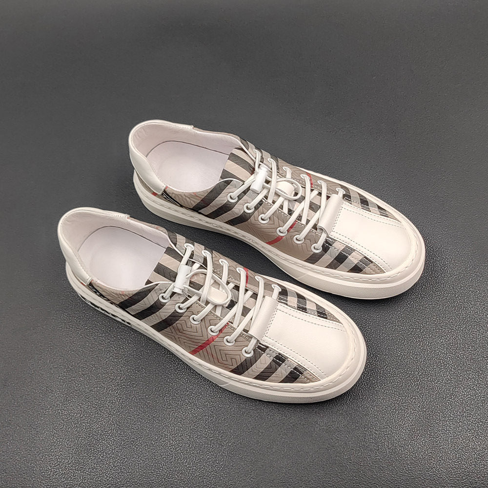Men Ice Silk Canvas Flat Fashion Casual Shoes Newgew Shoes