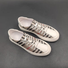 Men Ice Silk Canvas Flat Fashion Casual Shoes Newgew Shoes