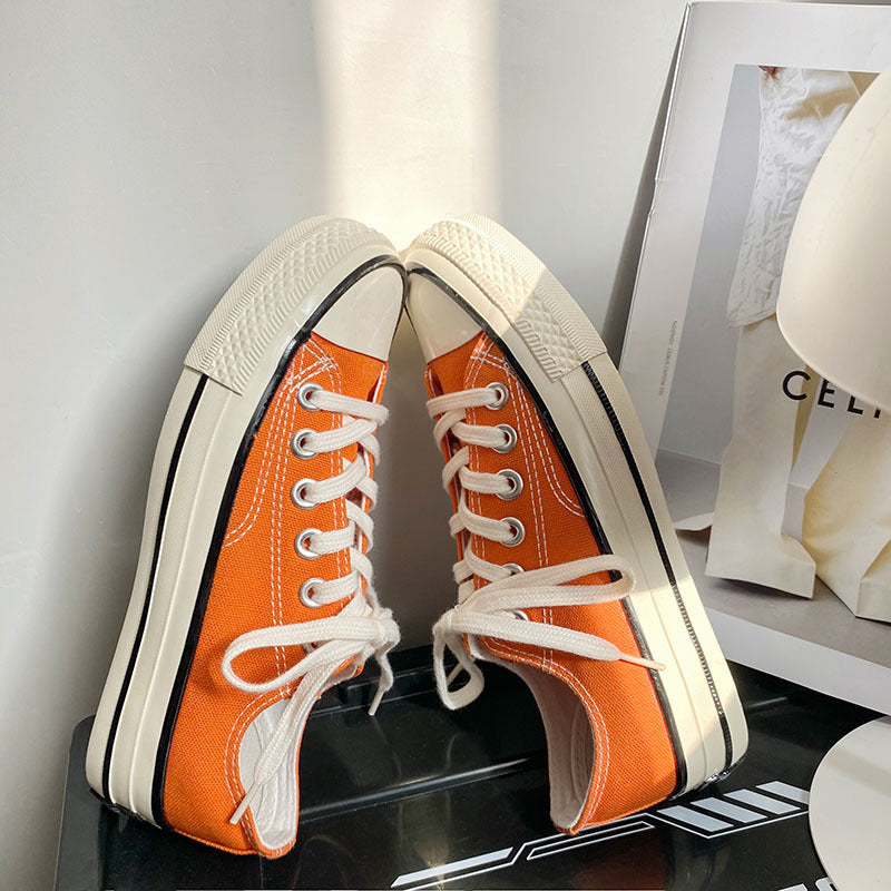 Women's Retro Classic Versatile Couple Board Canvas Shoes Newgew