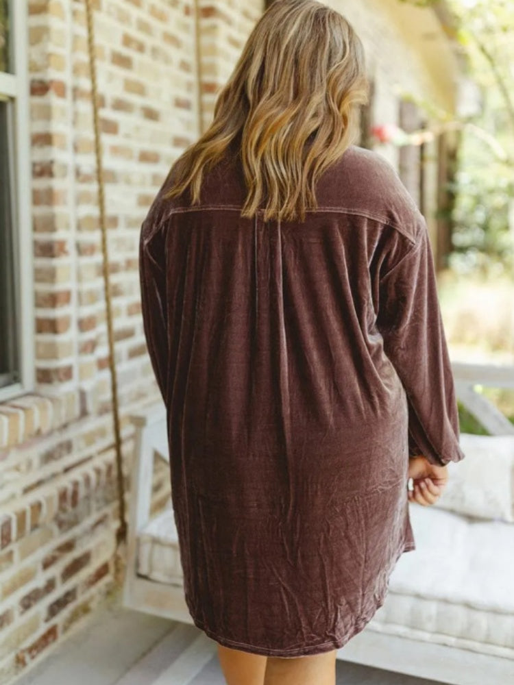 Casual Loose Shirt Dress Newgew Dresses