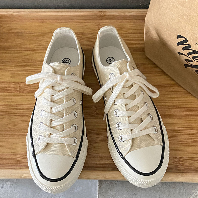 Women's Retro Classic Versatile Couple Board Canvas Shoes Newgew