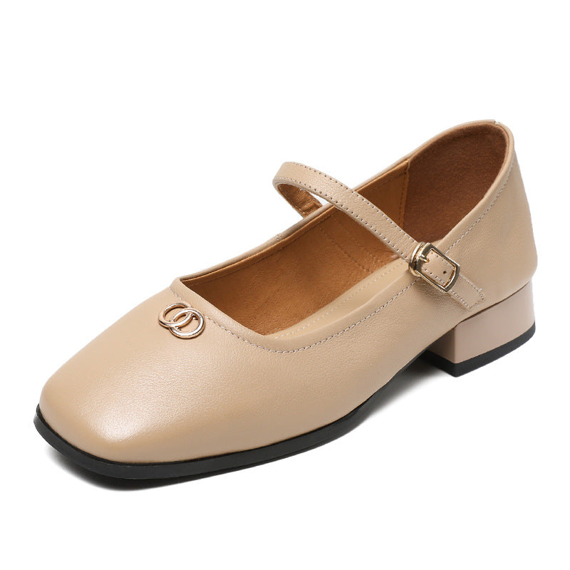 Women Handmade Leather Minimalist Casual Shoes Newgew Shoes
