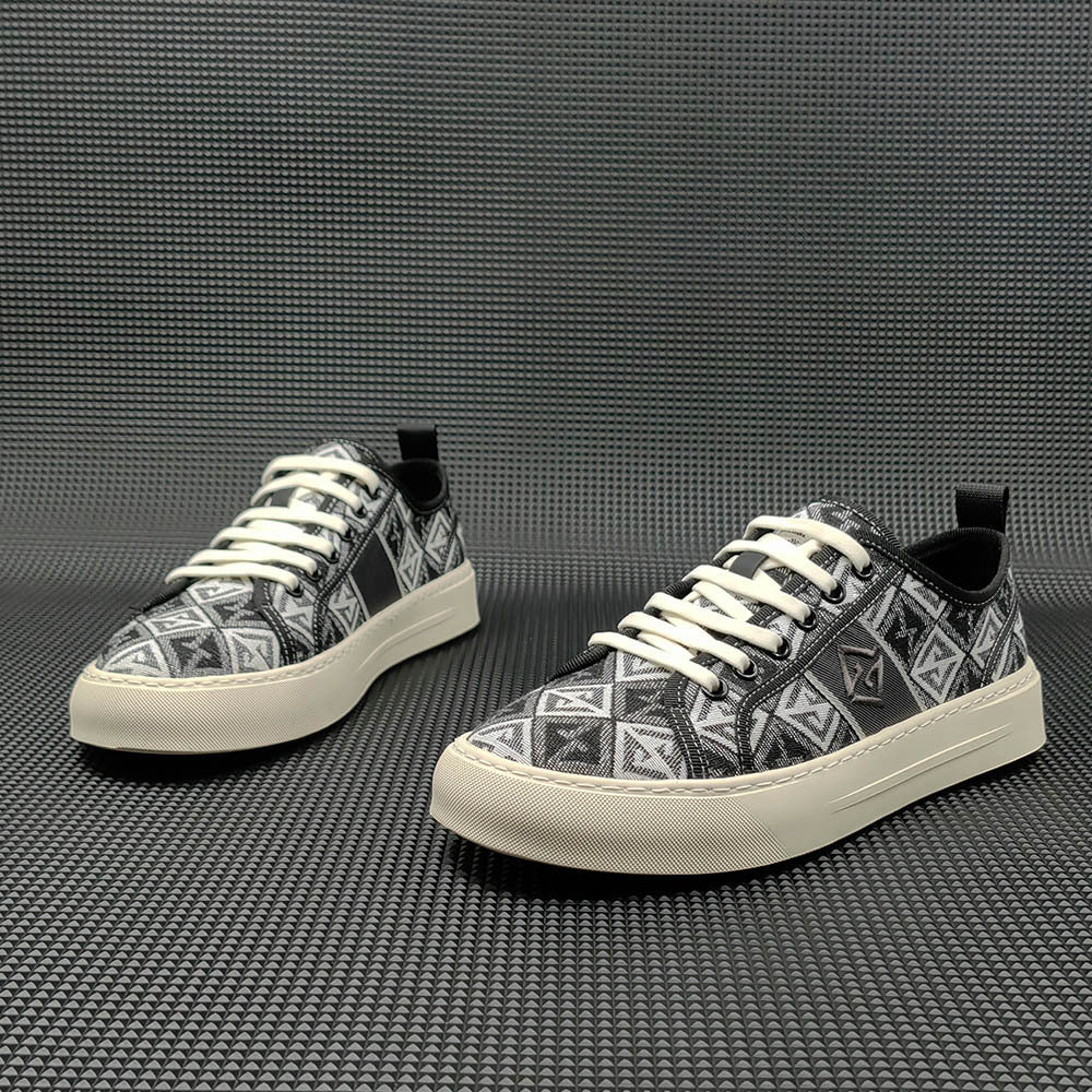 Men Stylish Fashion Canvas Slip-on Casual Shoes Newgew Shoes