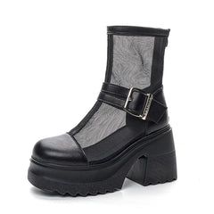 Thin Breathable Thick Sole Women's Boots Newgew