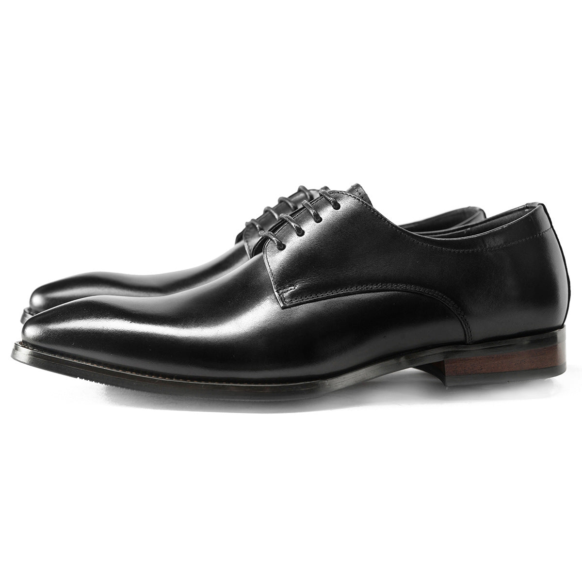Men Classic Solid Cowhide Handmade Oxford Shoes Newgew Shoes