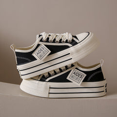 Women's Style Summer Versatile Flat Bottom Running Canvas Shoes Newgew