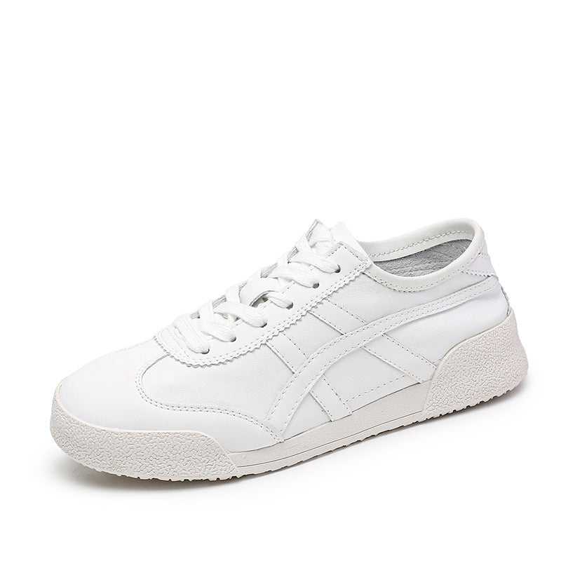 Women Fashion Soft Leather Flat Casual Shoes Newgew Shoes