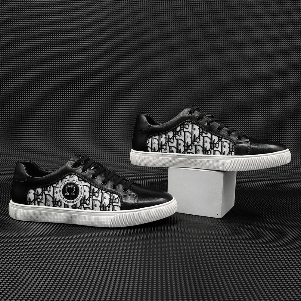 Men Fashion Textile Canvas Flat Casual Shoes Newgew Shoes
