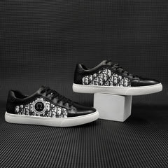 Men Fashion Textile Canvas Flat Casual Shoes Newgew Shoes