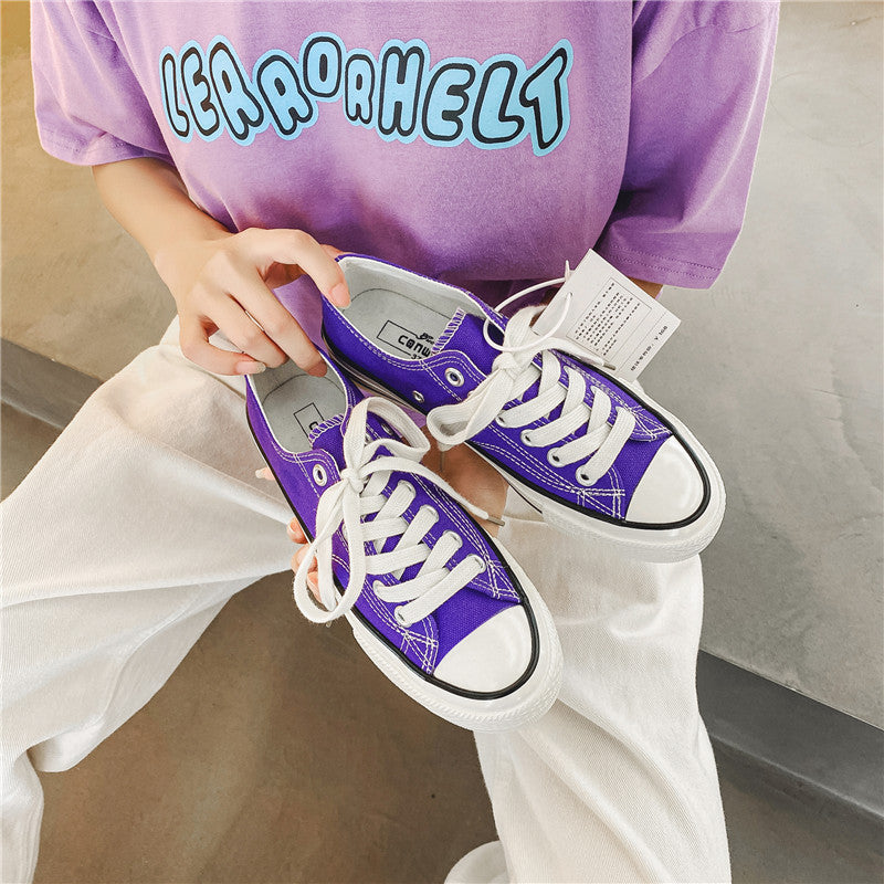 Street Shooting Classic Retro Replica Female Canvas Shoes Newgew