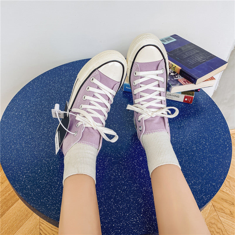 Slouchy Attractive Unique Women's Korean Versatile Canvas Shoes Newgew