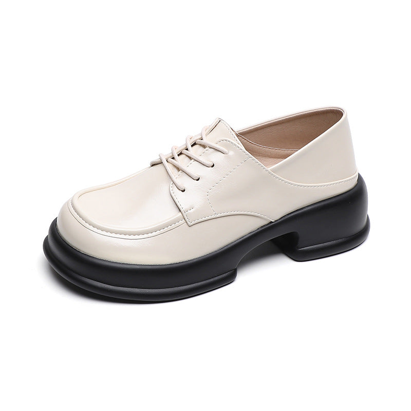 Women Retro Casual Thick Sole Loafers Newgew Shoes