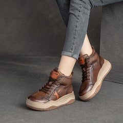 Women Retro Fashion Causal Ankle Boots Newgew Shoes