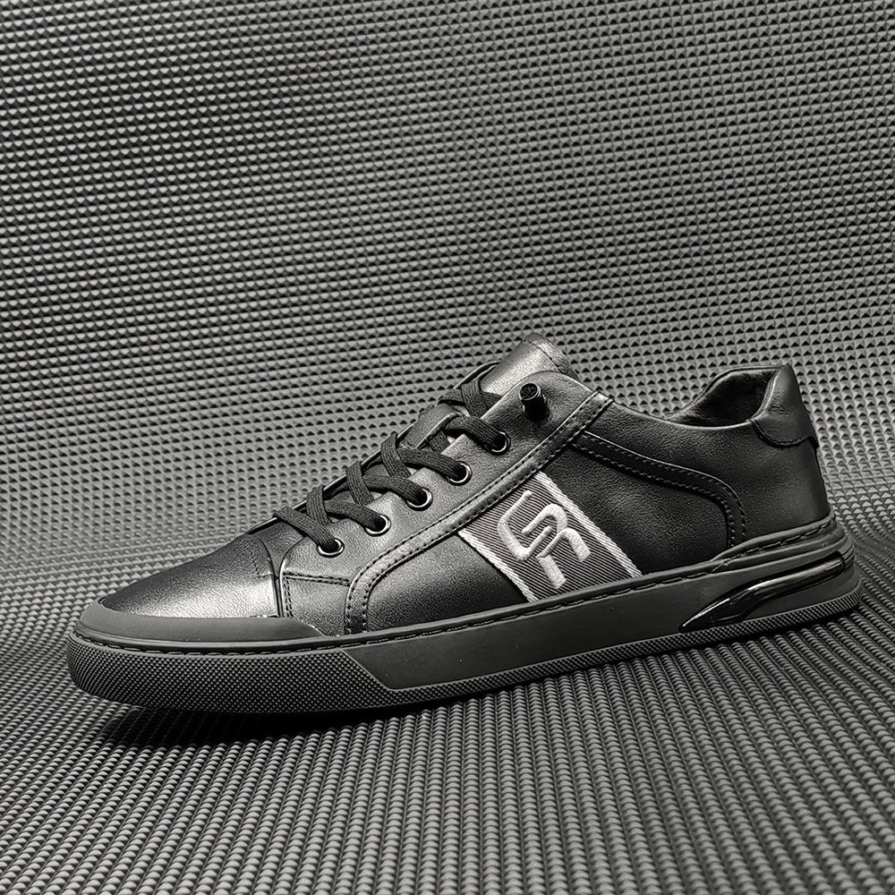 Men Fashion Soft Leather Flat Casual Shoes Newgew Shoes