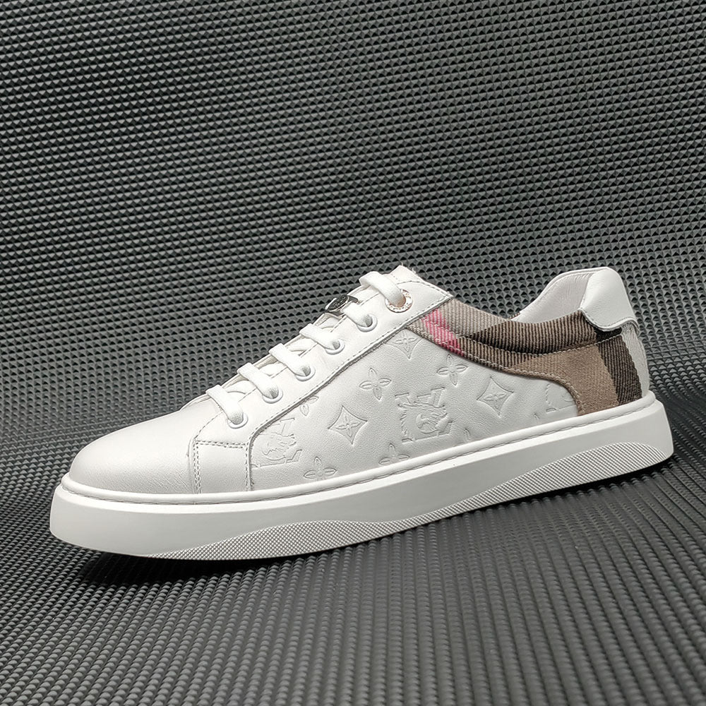 Men Color Matching Fashion Flat Casual Shoes Newgew Shoes