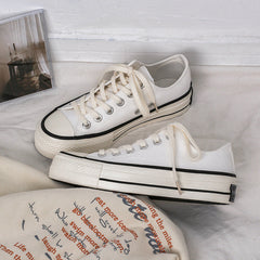 Glamorous Women's Star Platform Hight Increasing Canvas Shoes Newgew