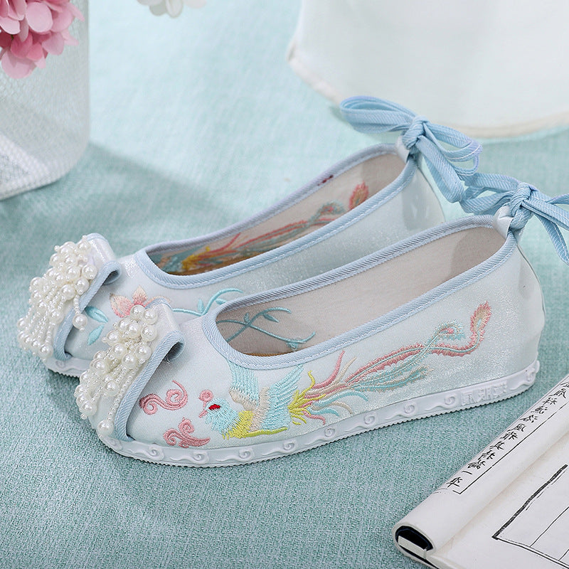 Height Increasing Insole Han Chinese Clothing Canvas Shoes Newgew