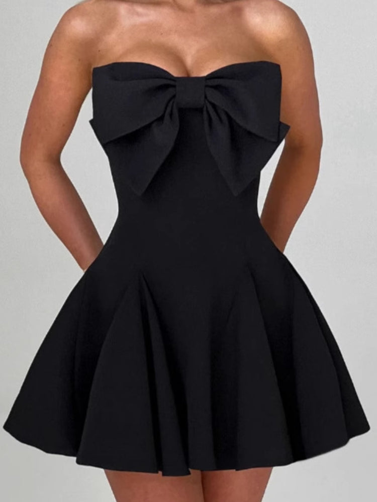 Bow-Tie Sweetheart Dress Newgew Dresses